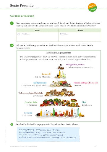 Gesunde Ern&auml;hrung