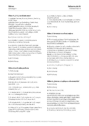 Lösungen – Videos