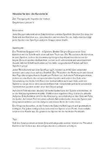 Würfelspiel (Lektion 4)