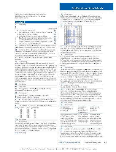 Schlüssel zum Arbeitsbuch