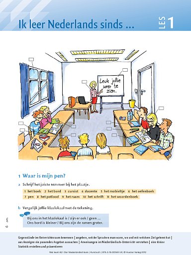 Les 1: Ik leer Nederlands sinds ...