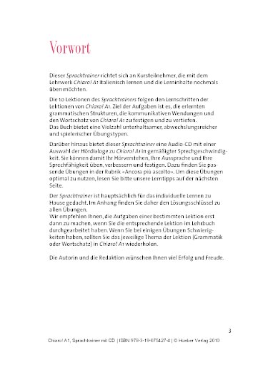 Vorwort, Lerntipps, Inhalt 