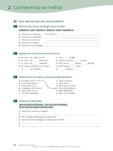 Lektion 2: Conhecendo-se melhor