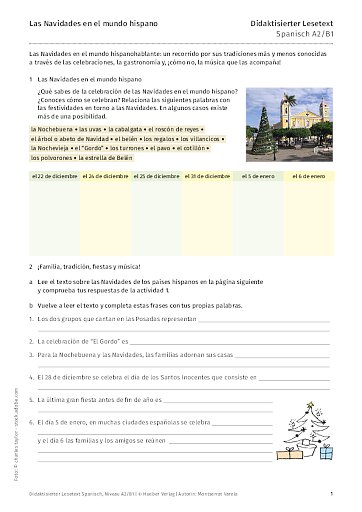 Las Navidades en el mundo hispano