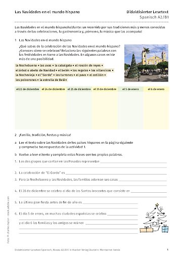 Las Navidades en el mundo hispano