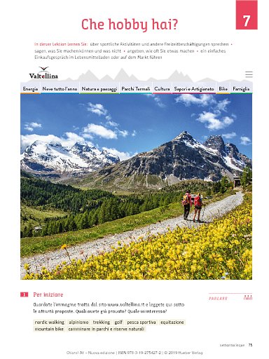 Kursbuch Lektion 7: Che hobby hai?