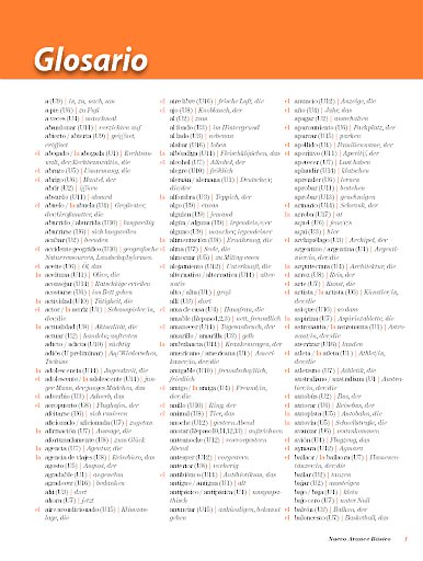 Nuevo Avance Basico Glosario