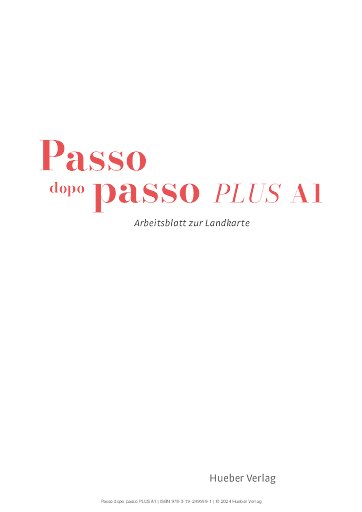 Sapori e colori d’Italia – Arbeitsblatt (Niveau A1) zur Landkarte