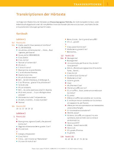 Transkriptionen