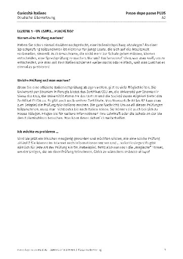 Curiosità italiane – Transkriptionen