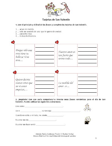 Tarjetas de San Valentín