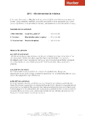 2013 - Año Internacional de la Quinua