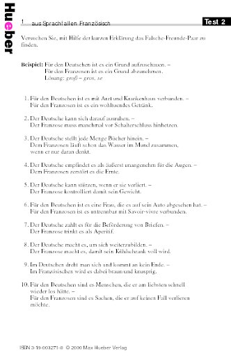 "Falsche Freunde" im Französischen