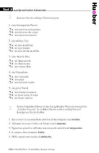 Sprachfallen im Italienischen