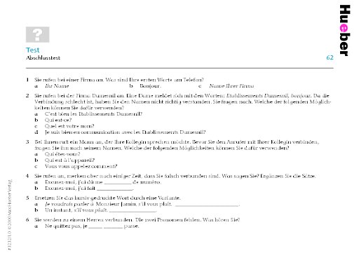 Wie gut telefonieren Sie auf Französisch?