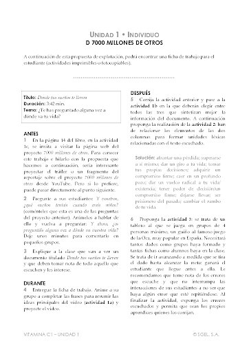 Kopiervorlage Videos C1