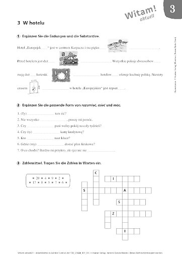 Arbeitsblätter und Lösungen zu Lektion 3-4