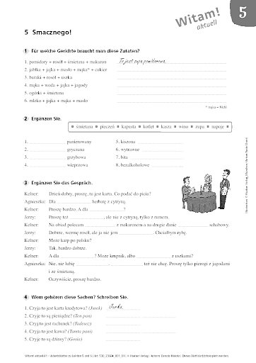 Arbeitsblätter und Lösungen zu Lektion 5-6