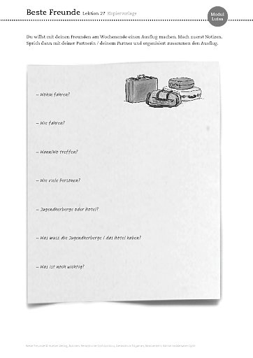 Kopiervorlage Lektion 27 