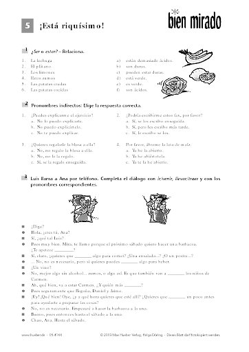 Übungsblätter zu Lektion 5 und 6