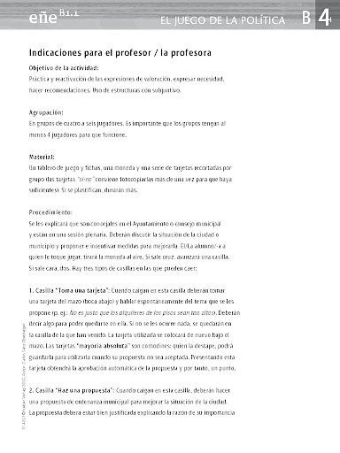 El juego de la política