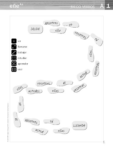 Juego verbos