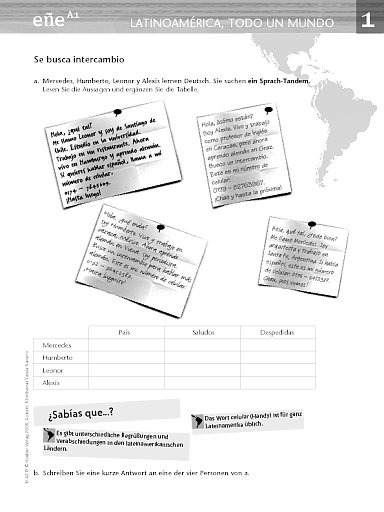 Latinoamérica – todo un mundo: Busco un intercambio