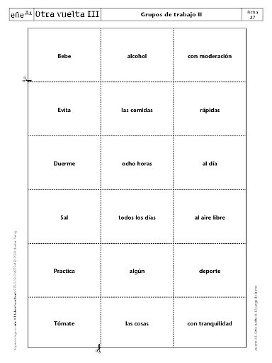 Ficha 27 (Otra vuelta III)