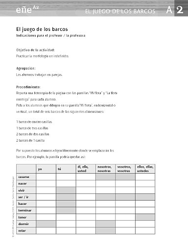 El juego de los barcos