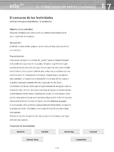 El concurso de las festividades