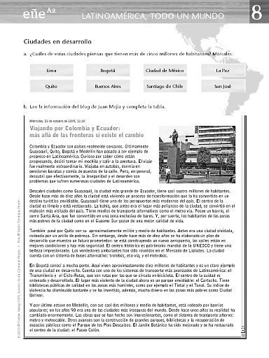 Latinoamérica – todo un mundo: Ciudades en desarrollo