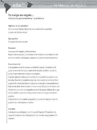 Te traigo un regalo... 