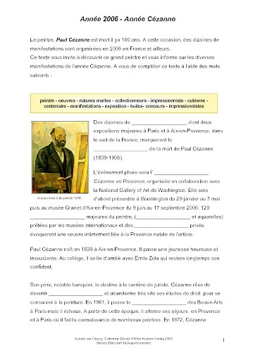 Année 2006 - Année Cézanne