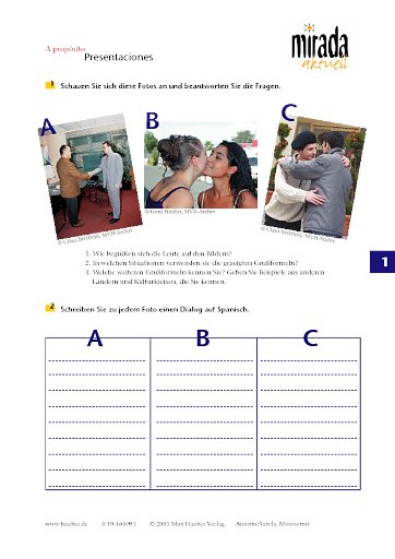 Lección 1: Presentaciones