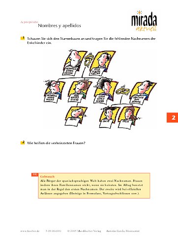 Lección 2: Nombres y apellidos