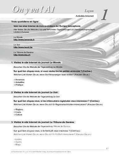 Trois quotidiens en ligne