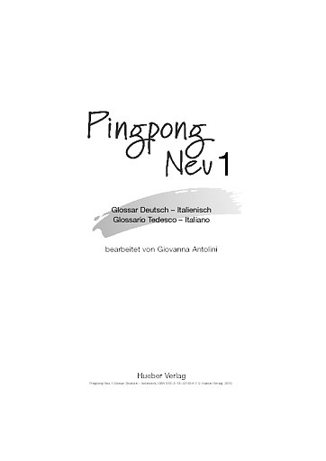 Glossario Pingpong neu 1
