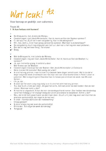 Voor beroep en praktijk: een zakenreis 